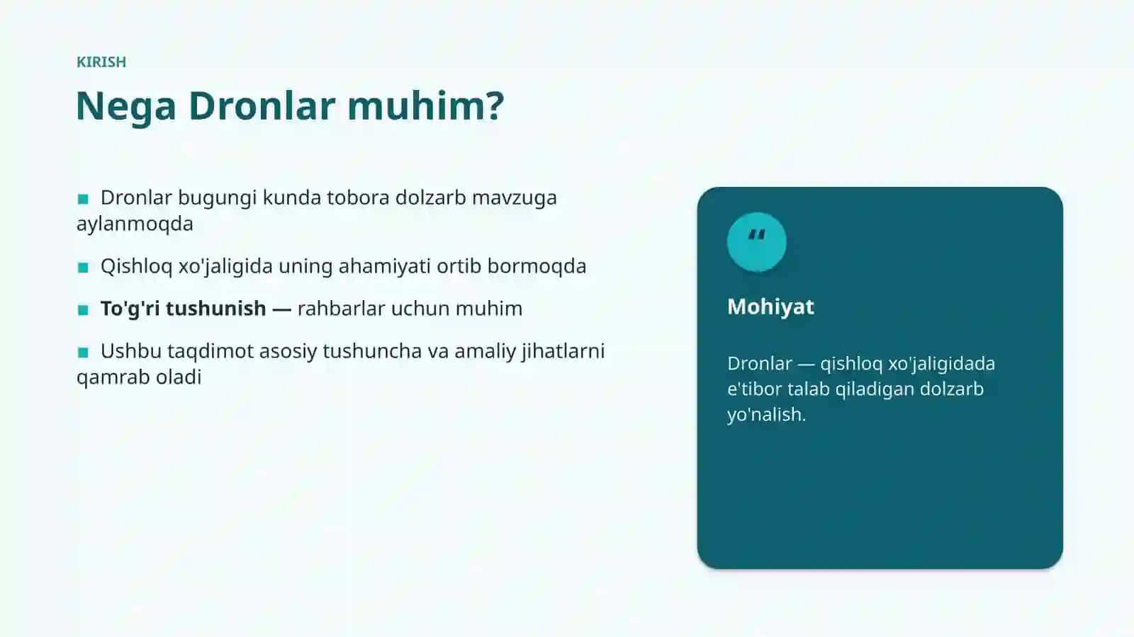 Dronlar Metodlari va usullari 3