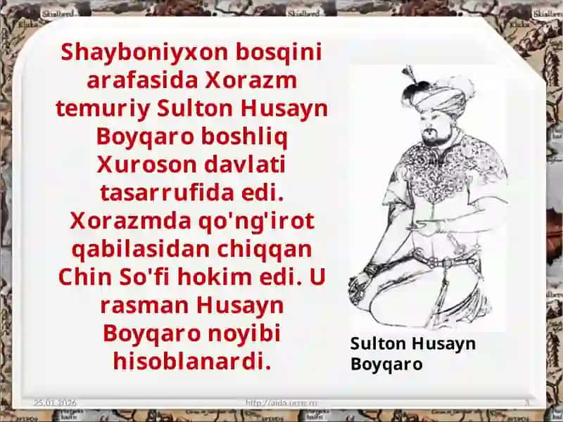 Xiva xonligining tashkil topishi 3