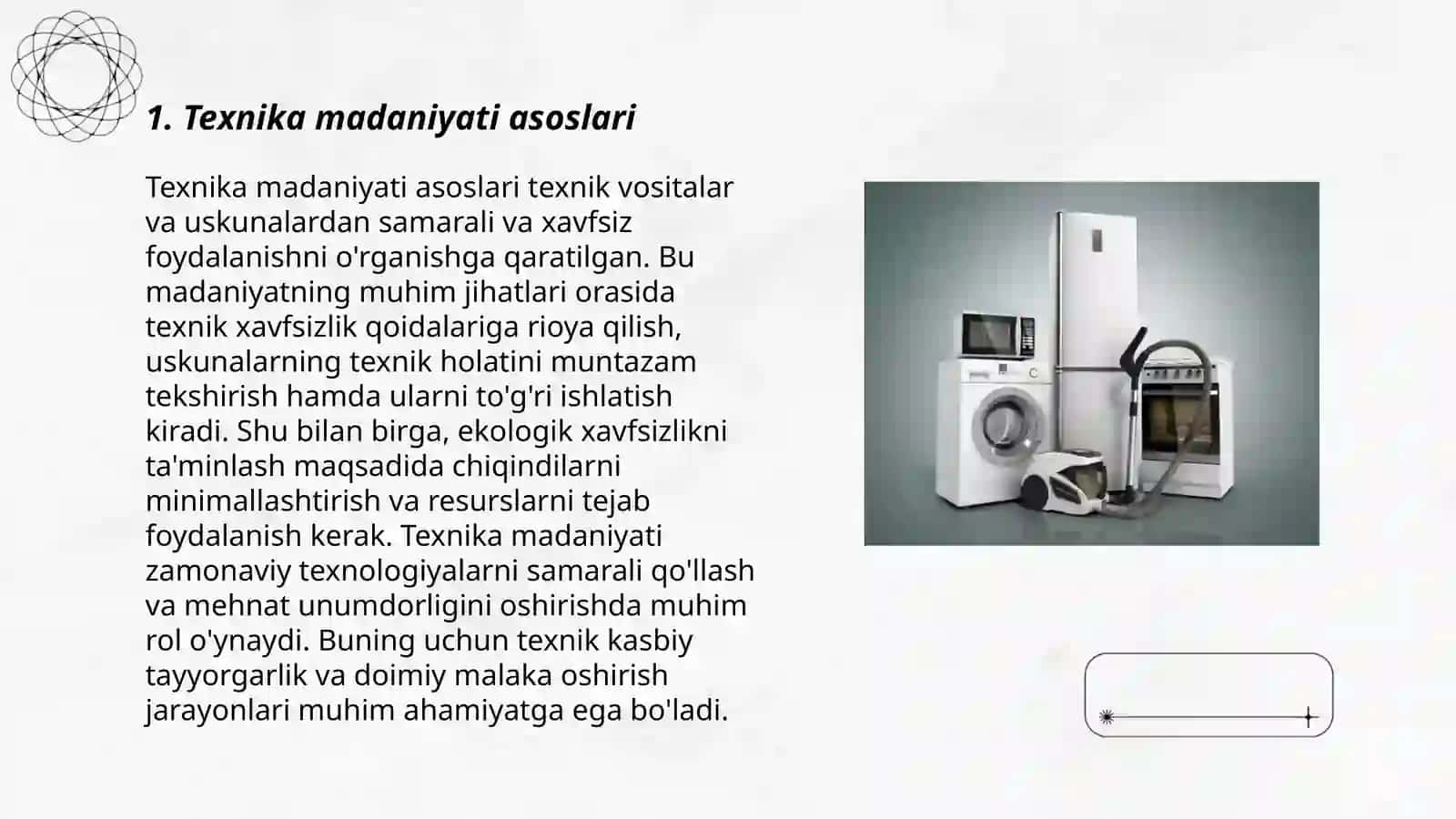Texnika madaniyati asoslari 3