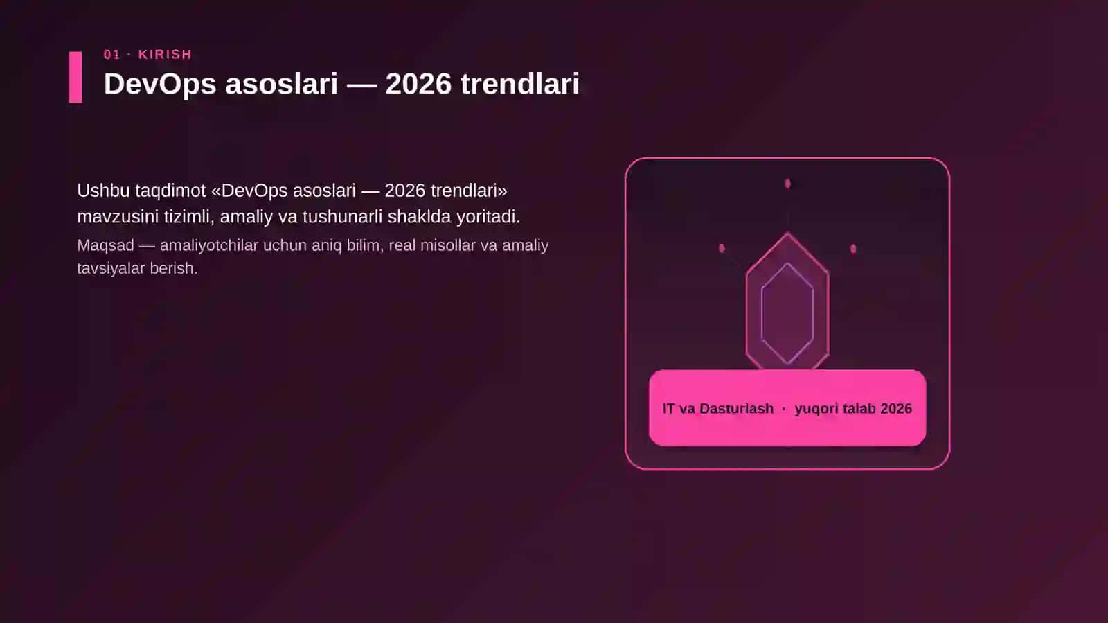 DevOps asoslari — 2026 trendlari 3