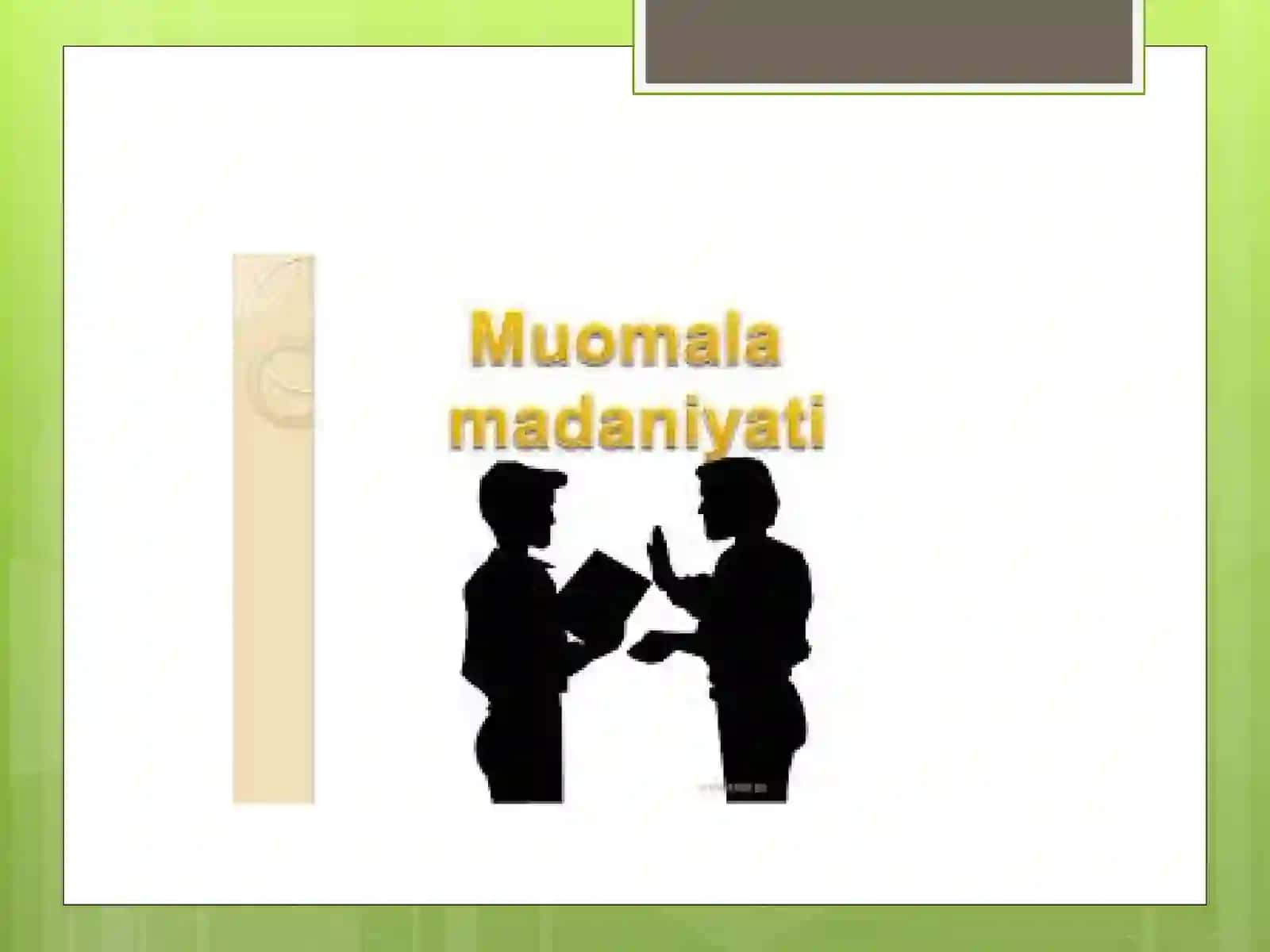 TASHKILOTDA MULOQOT TIZIMI 3