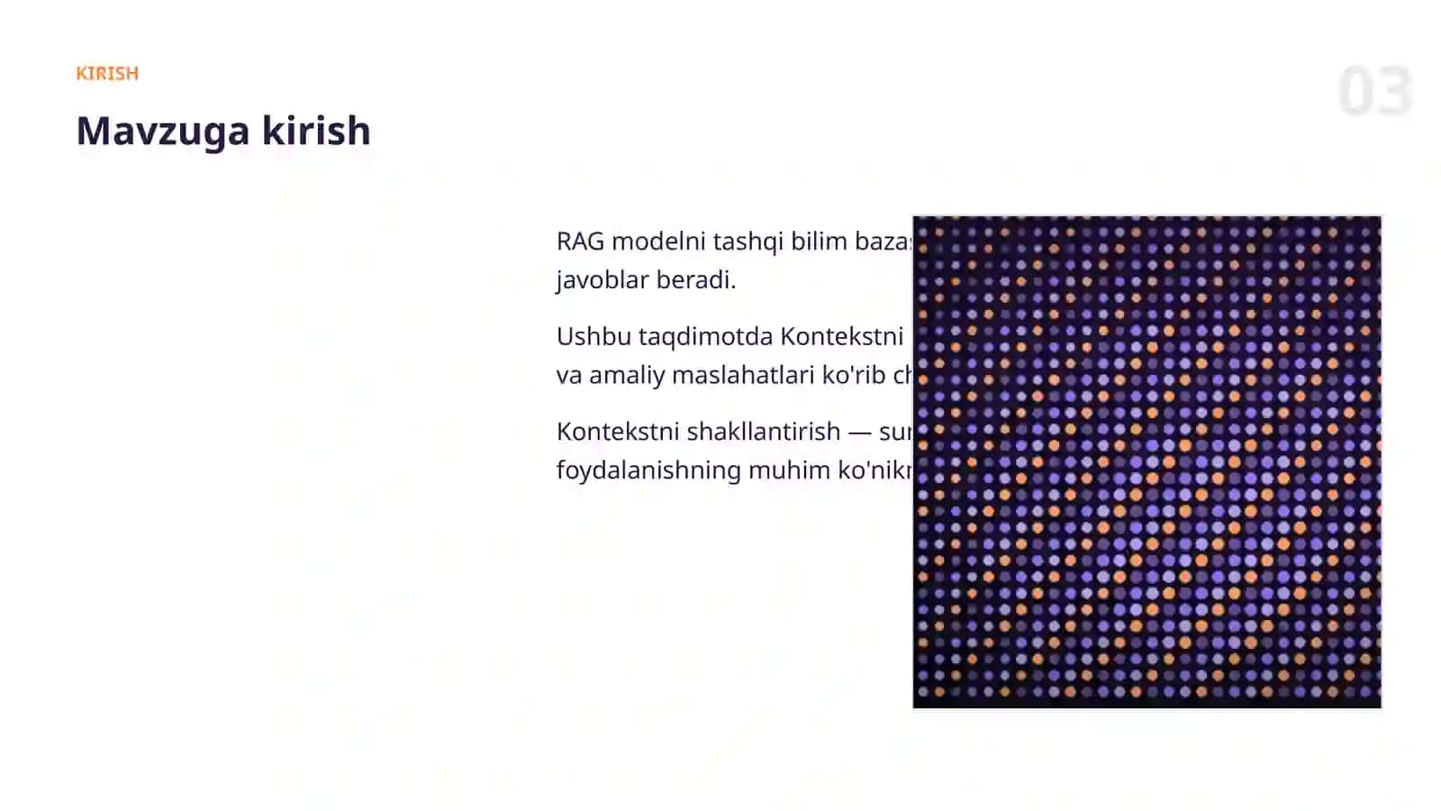 Kontekstni shakllantirish: amaliy qo'llanma 3