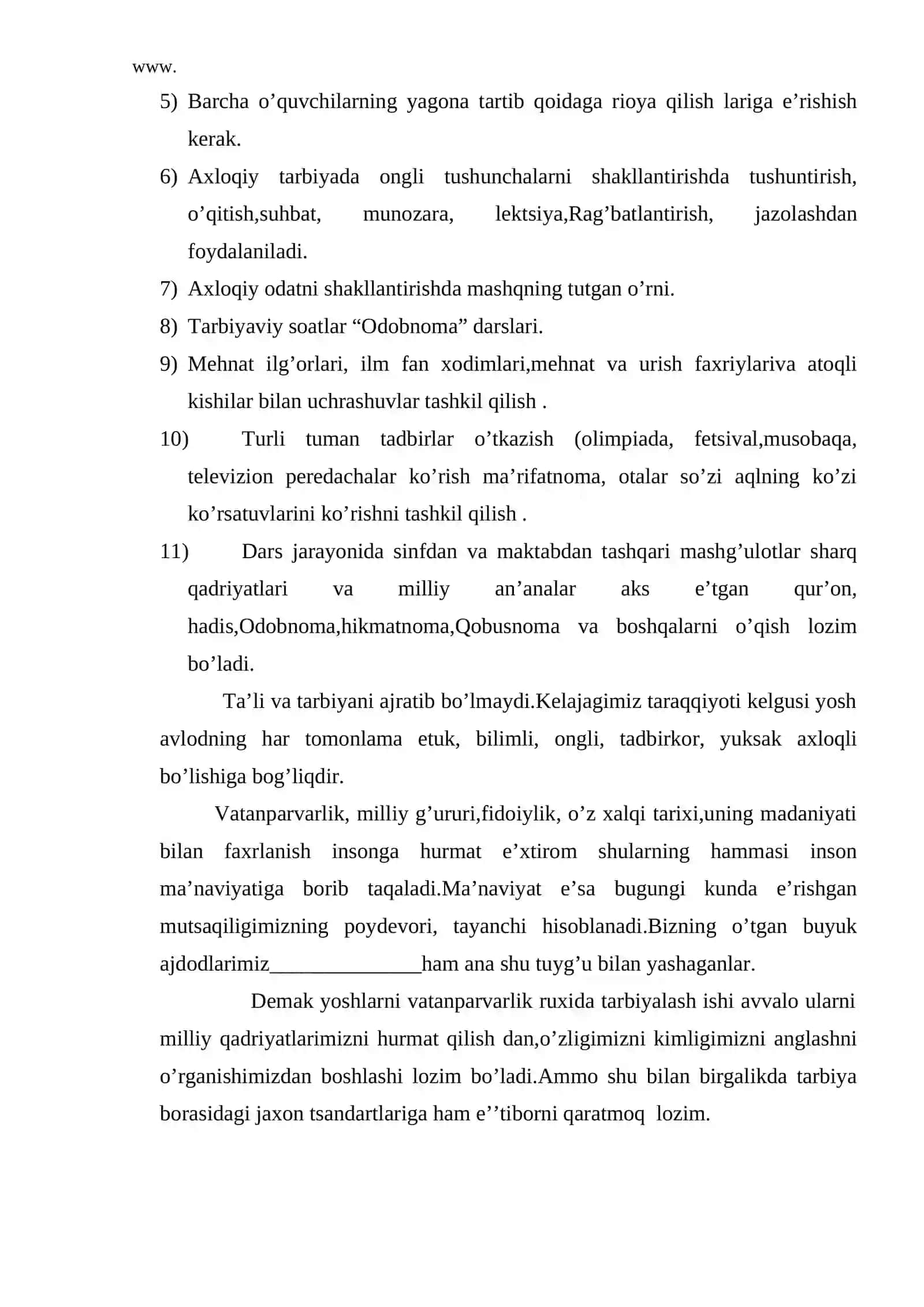 Axloqiy Tarbiya 3