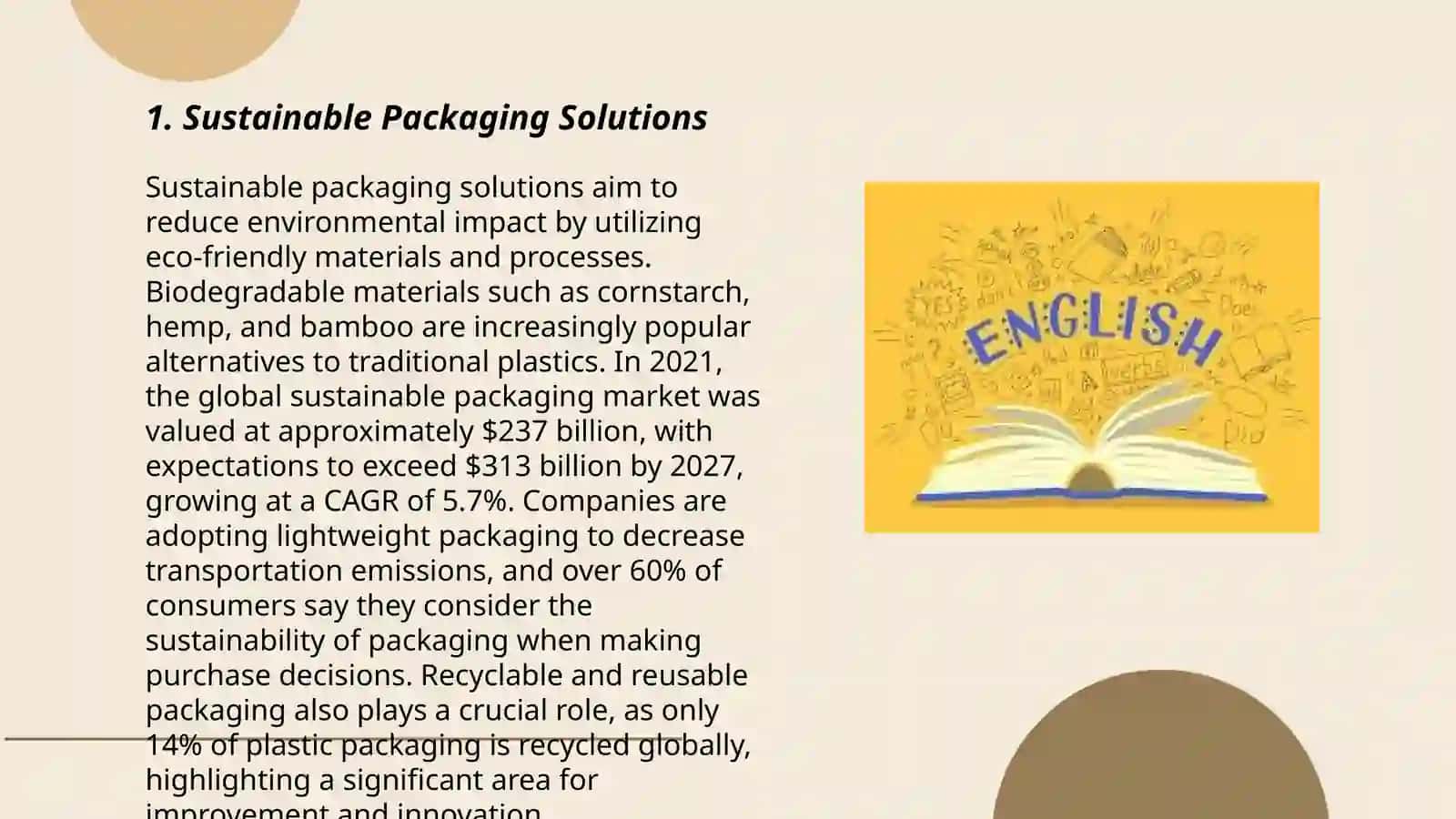 Sustainable Packaging Solutions 3