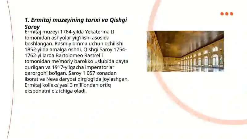 Ermitaj muzeyi va undagi eksponatlar 3