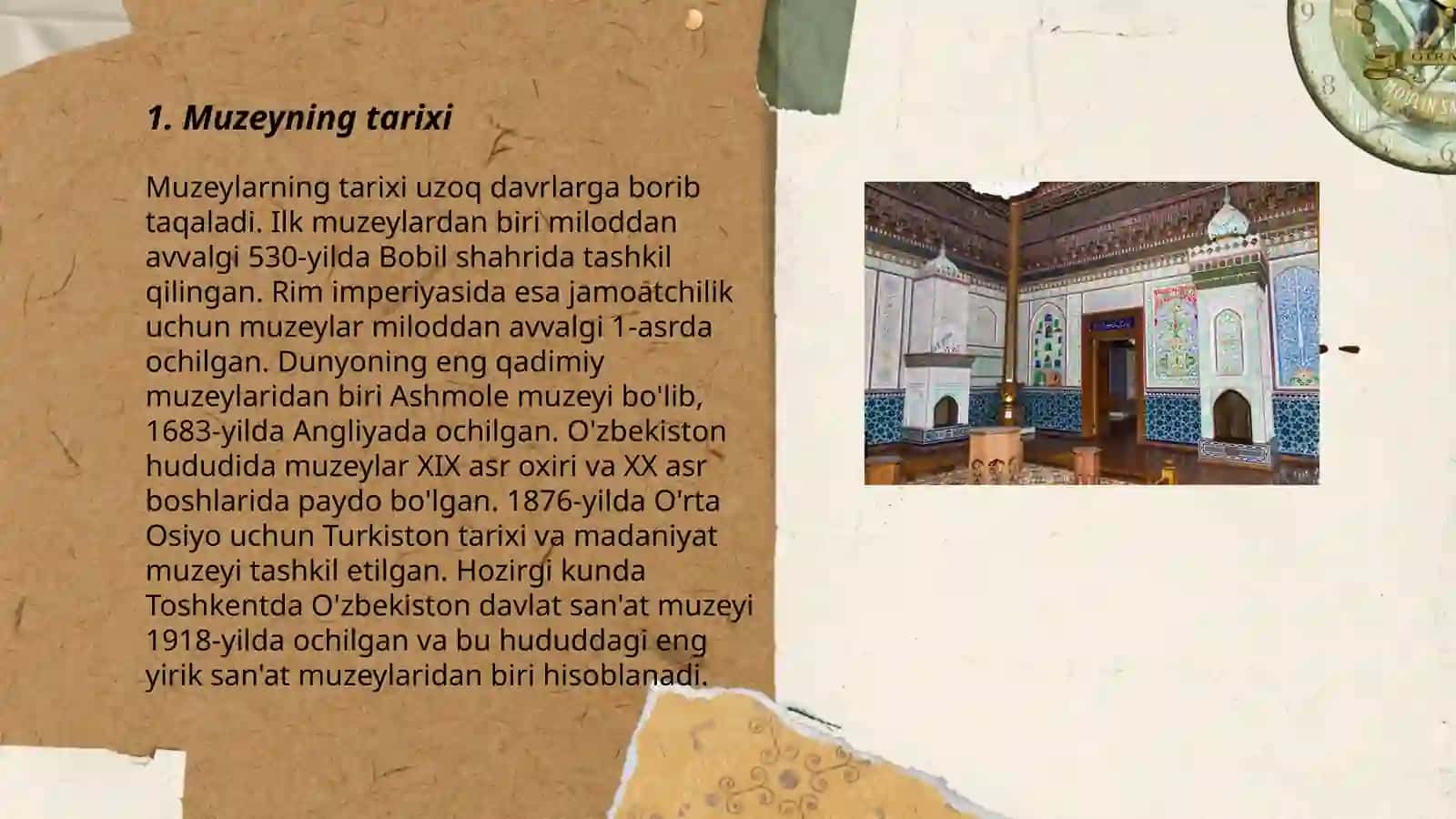 Muzeyning Tarixi 3