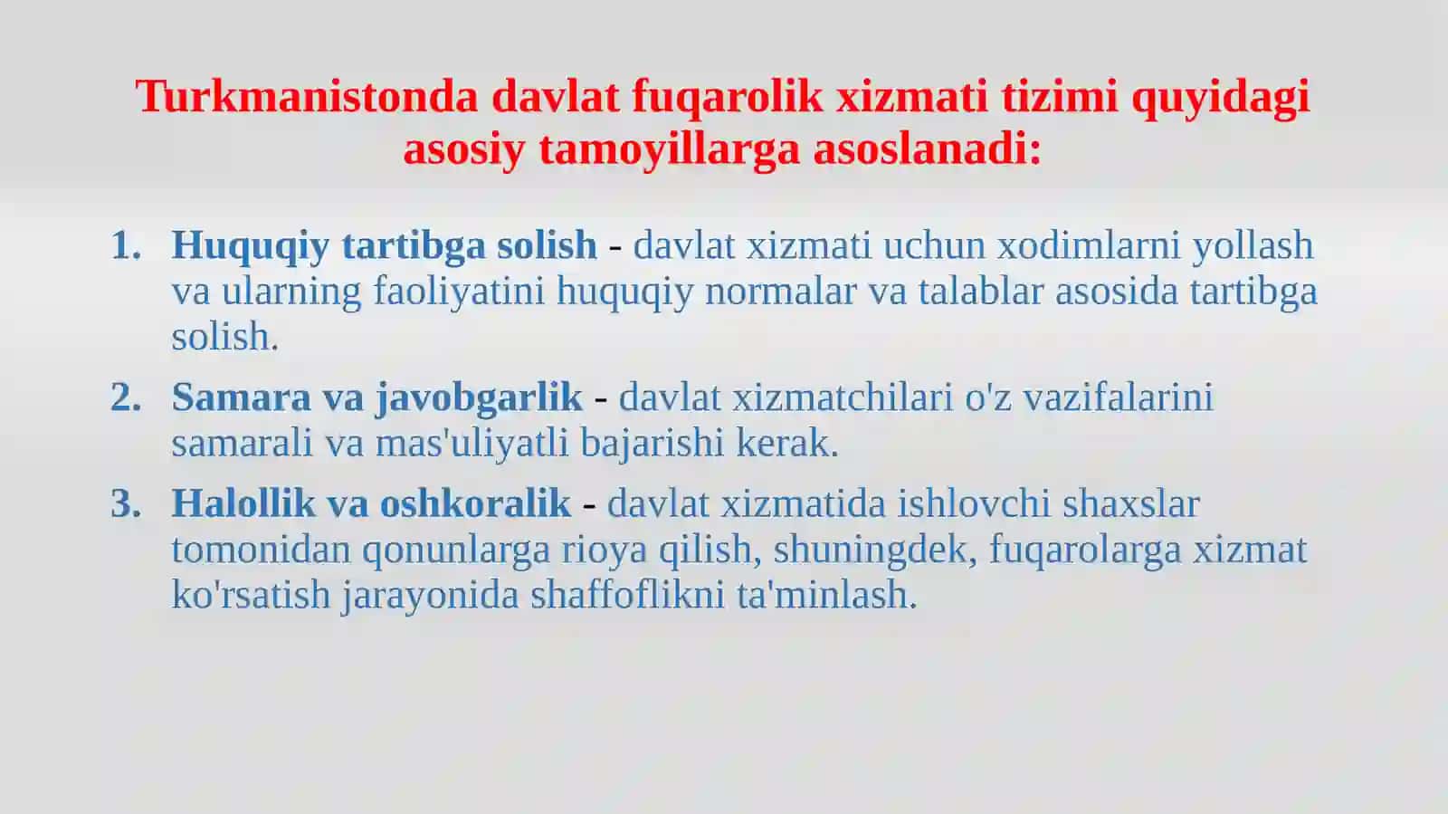 Turkmaniston davlat fuqarolik xizmati 3