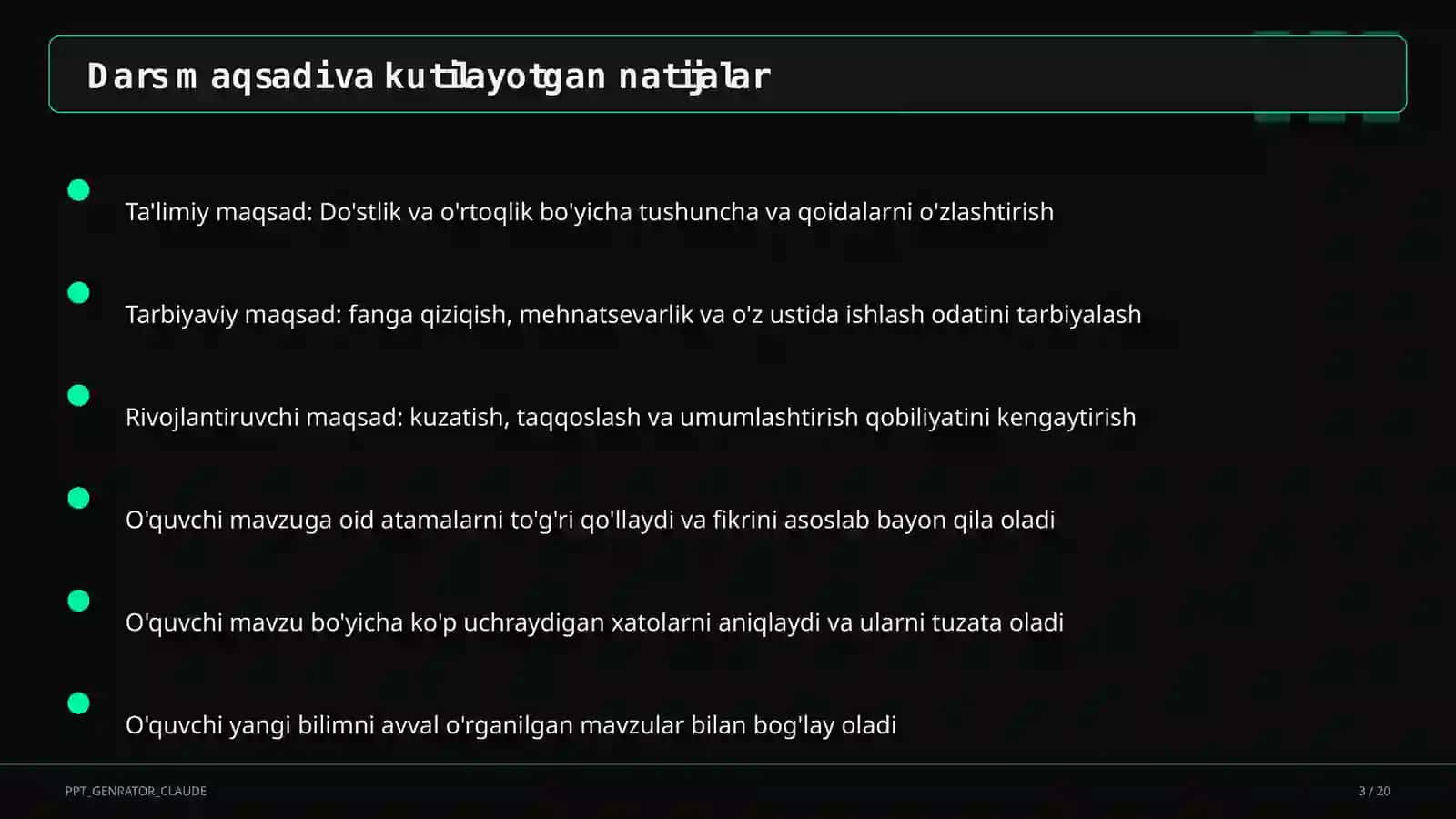 Do'stlik va o'rtoqlik (2-sinf) 3