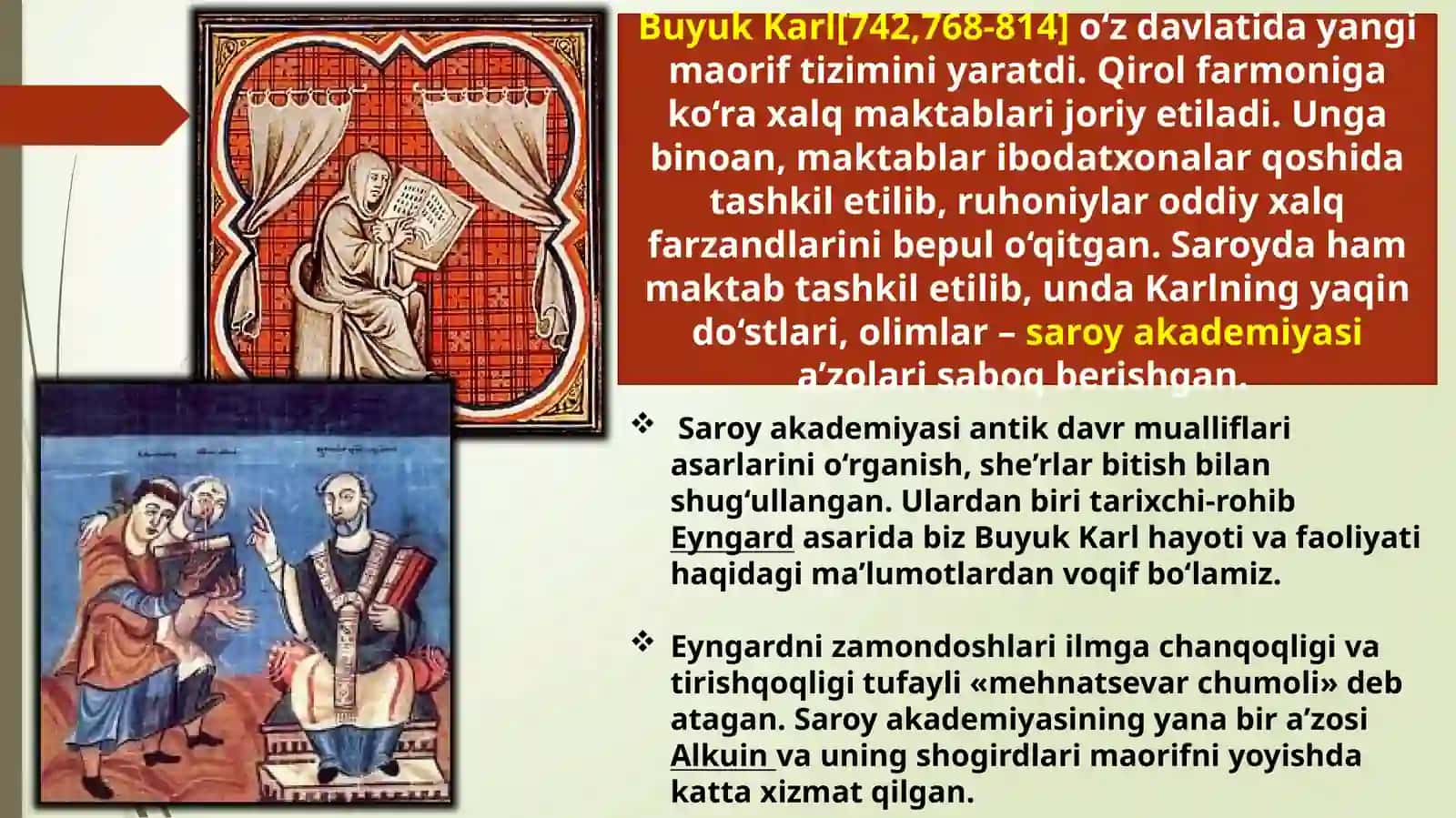 O‘RTA ASRLARDAY EVROPA FANI 3
