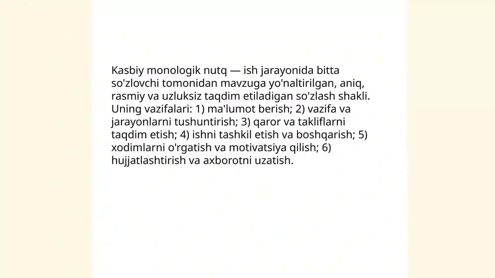 Kasbiy monologik nutq 3