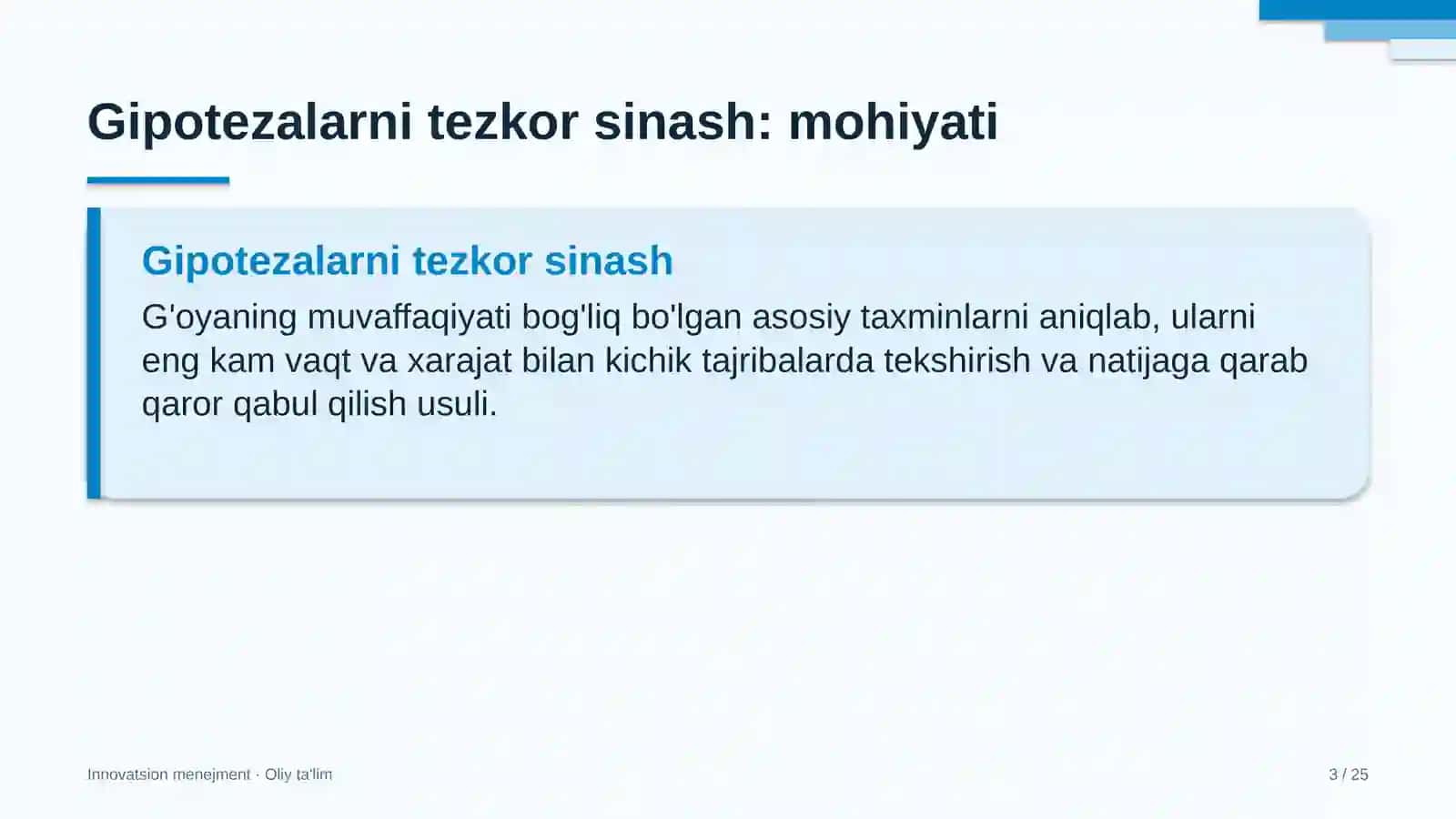 Xususiy banklarda gipotezalarni tezkor sinash 3