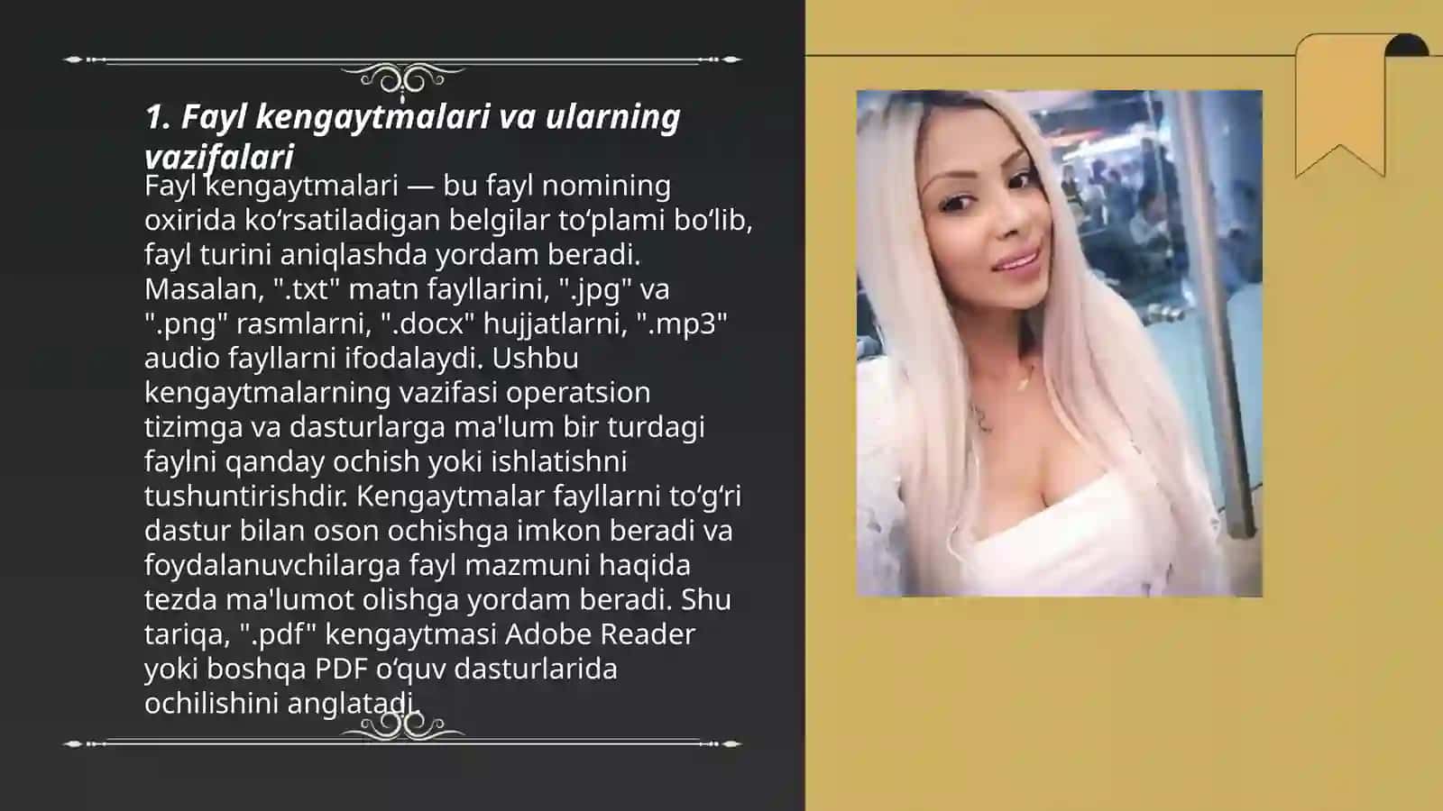 Dasturlashda turli kengaytmali fayllar bilan ishlash 3