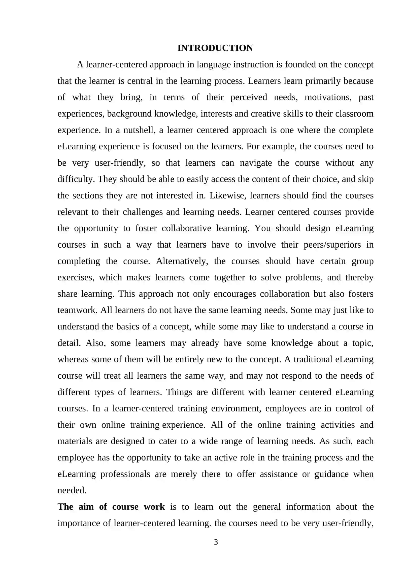 IMPORTANCE OF LEARNER CENTERED APPROACH IN TFL 3