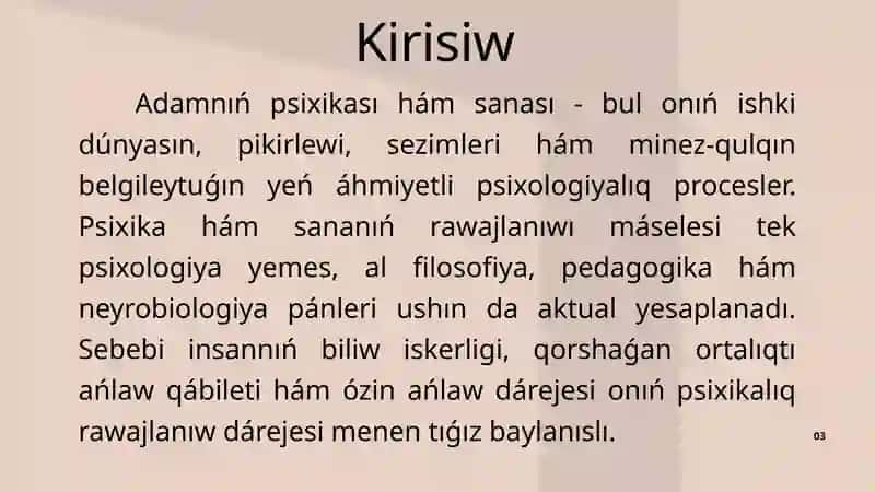 "Programmalıq Injiniringi" Tálim Baǵdarı 3