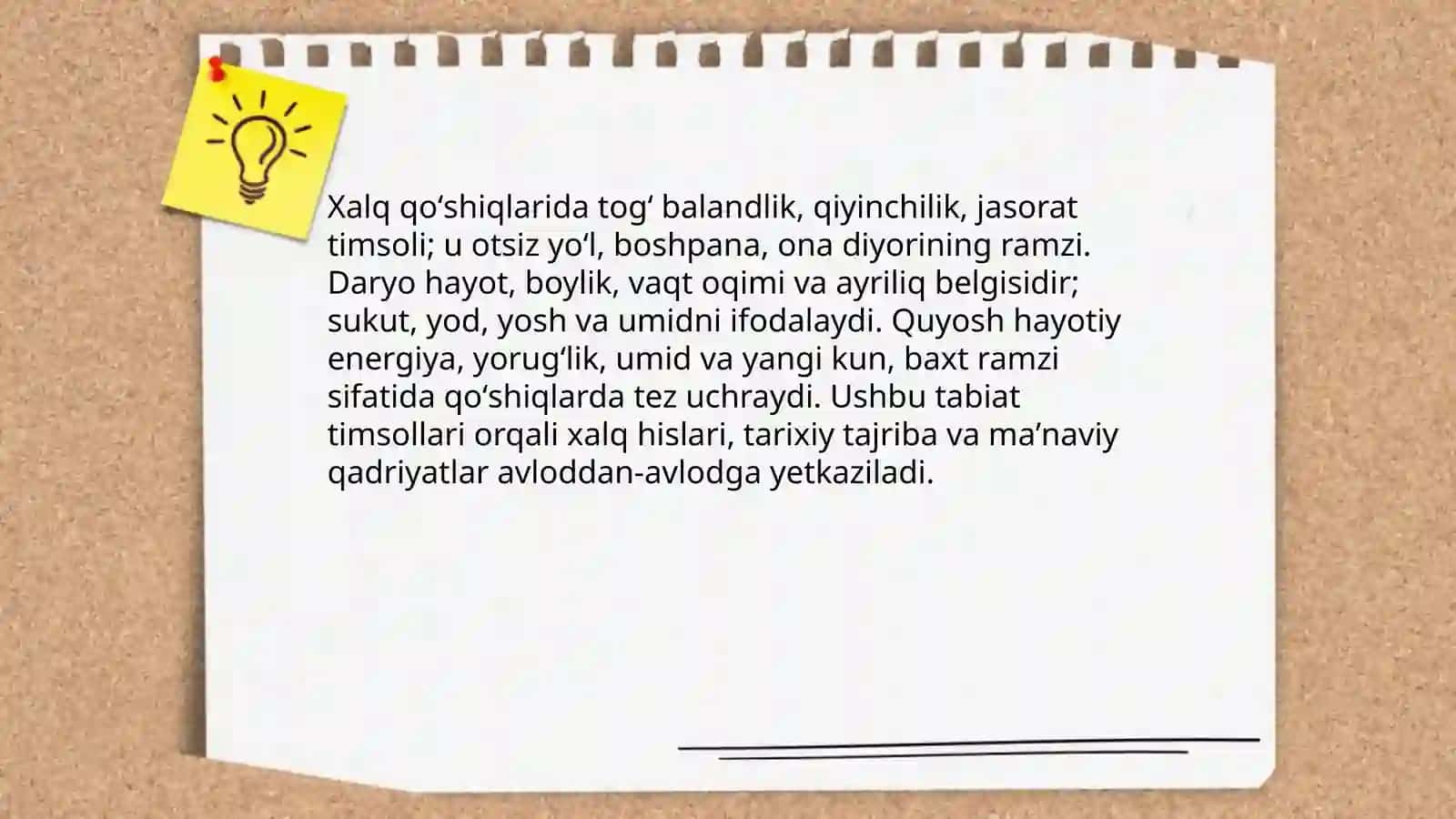 Xalq qo'shiqlaridagi timsollar 3