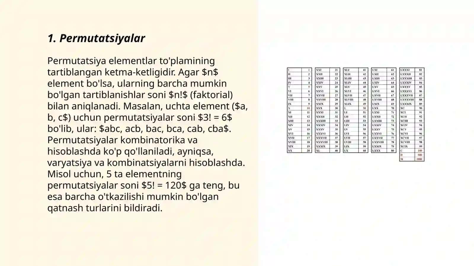 Kambinatorika elementlari 3