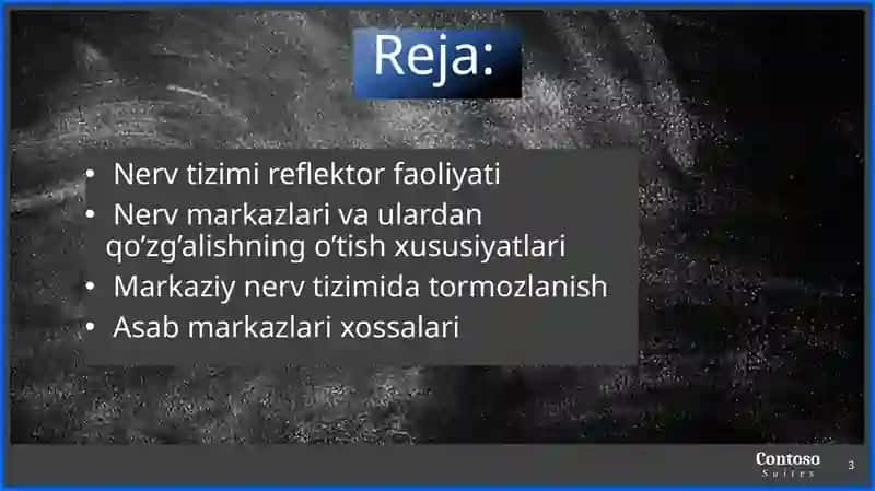 Asab markazlari xossalari 3