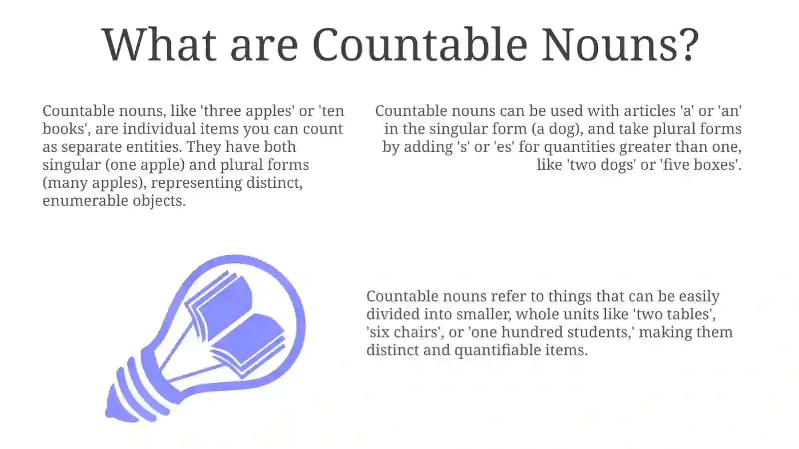 Countable Uncountable Nouns 3