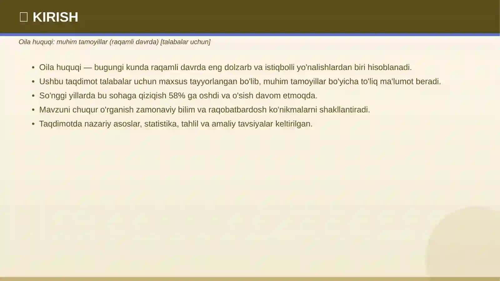OILA HUQUQI 3