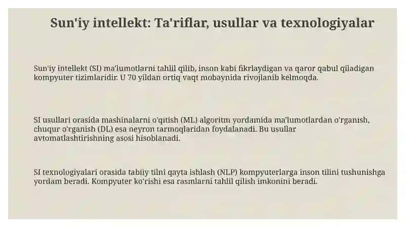 Sun'iy Intellekt 3
