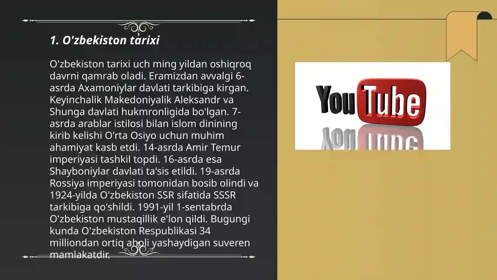 O'zbekiston tarixi 3