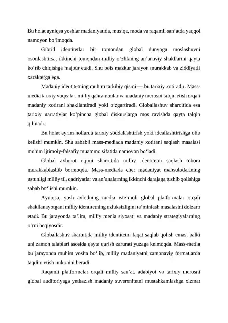 Mass-mediada madaniy identitetning transformatsiyasi 3