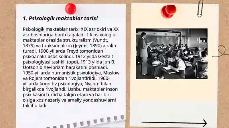 Psixologik maktablarda rivojlanish nazariyasi 3