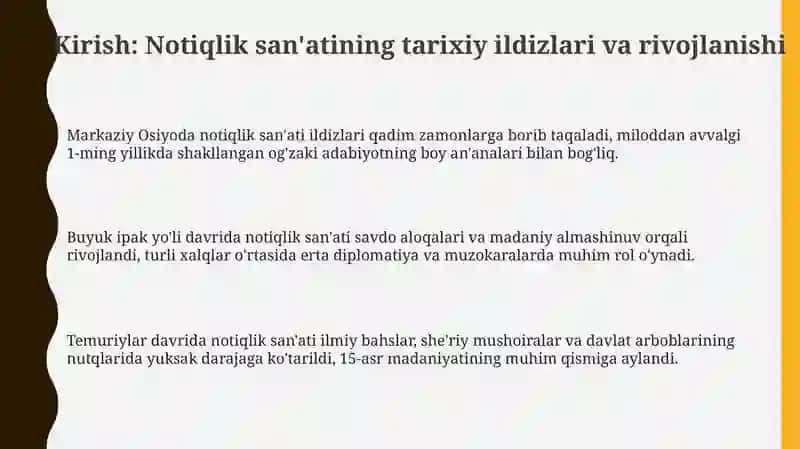 O'rta Osiyoda notiqlik san'ati 3