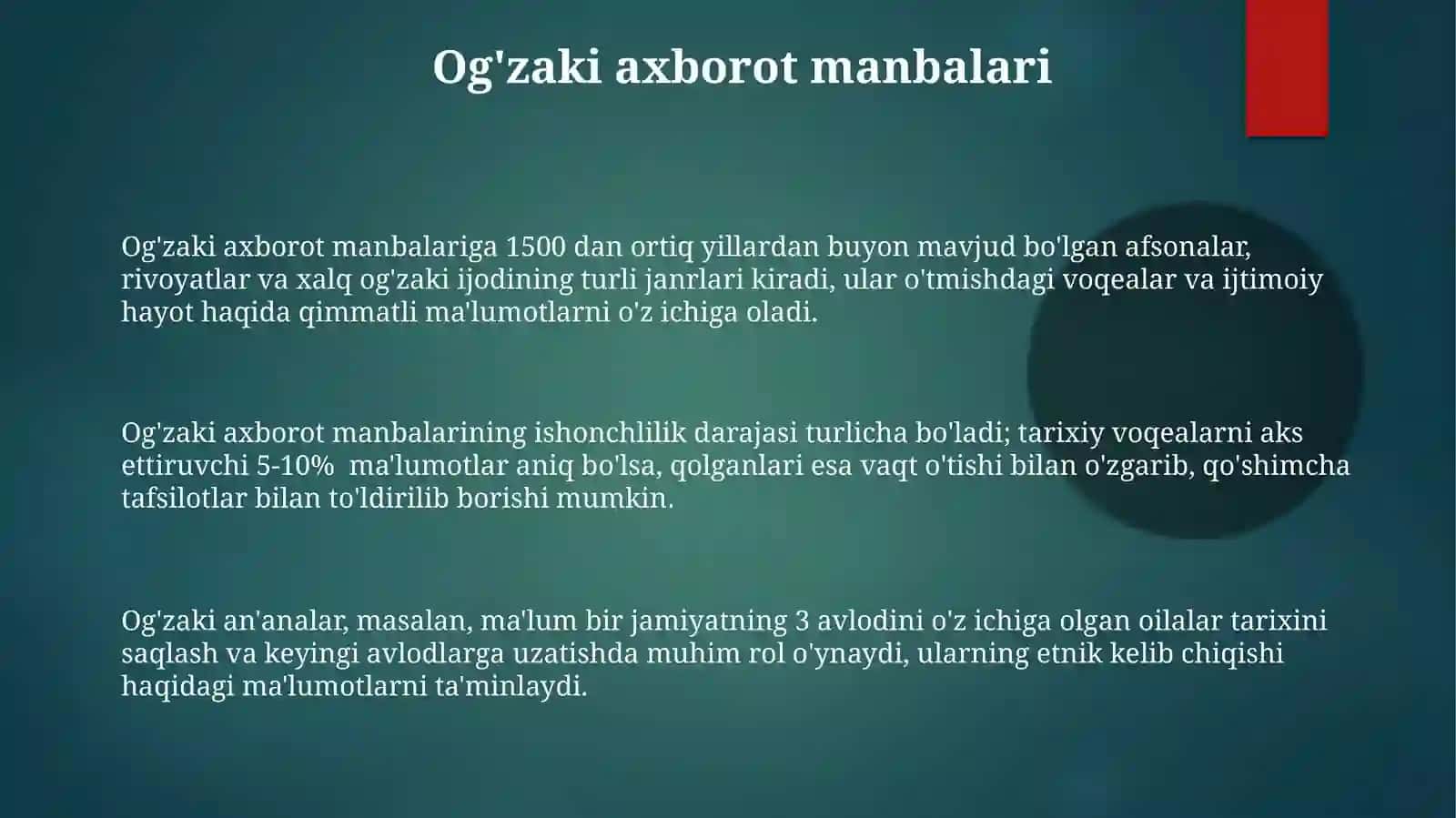 Axborot nima va uning maibalari 3
