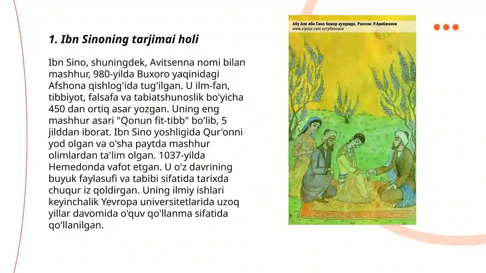 Ibn Sino Hayoti 3