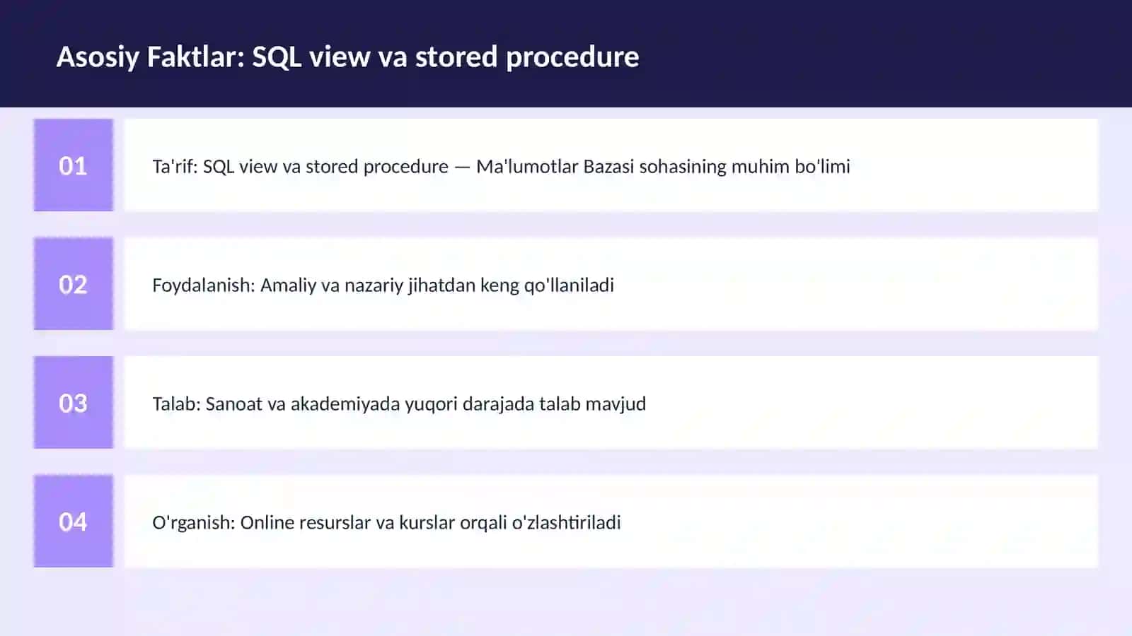 SQL view va stored procedure 3