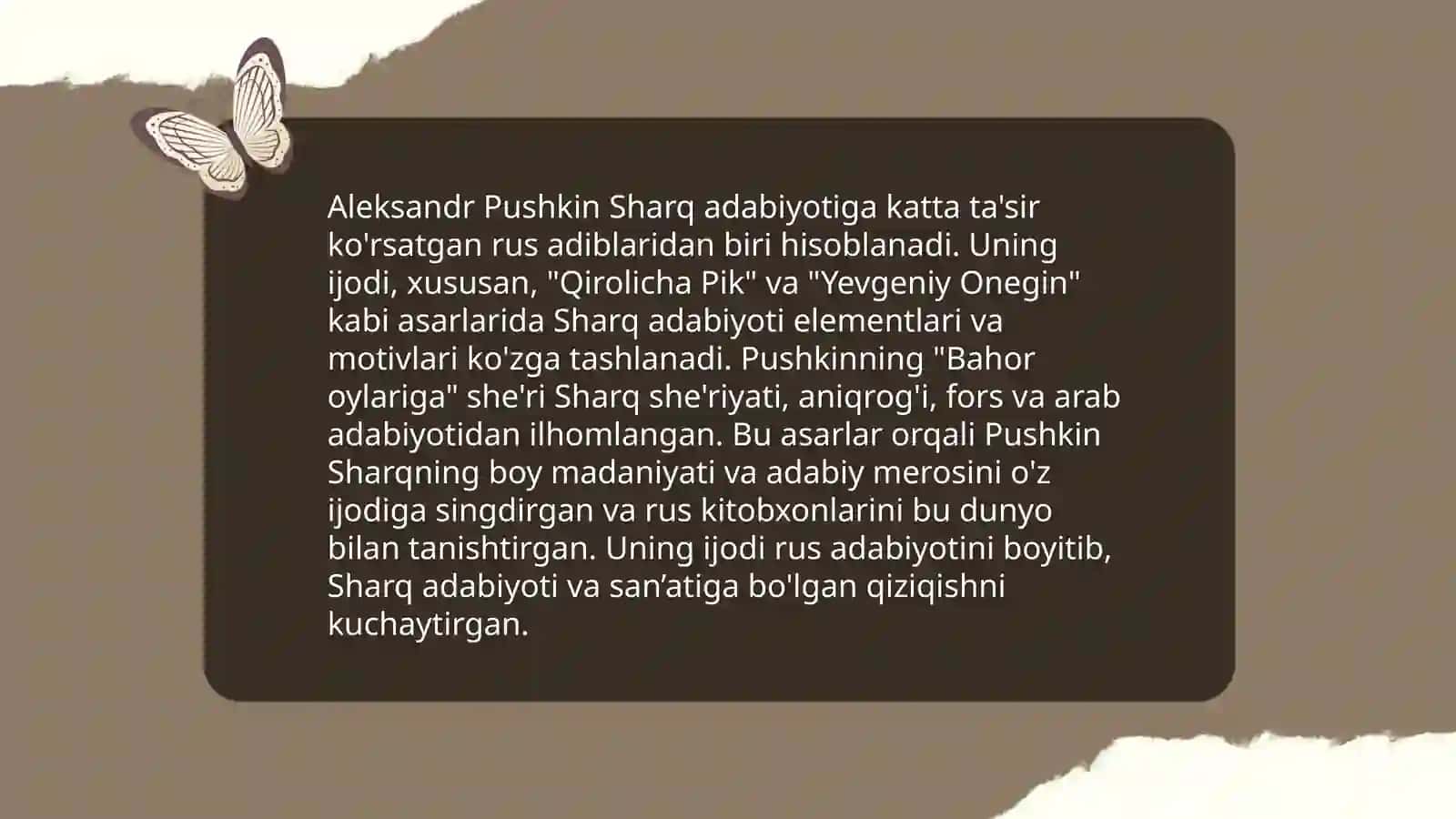 Pushkin va sharq 3