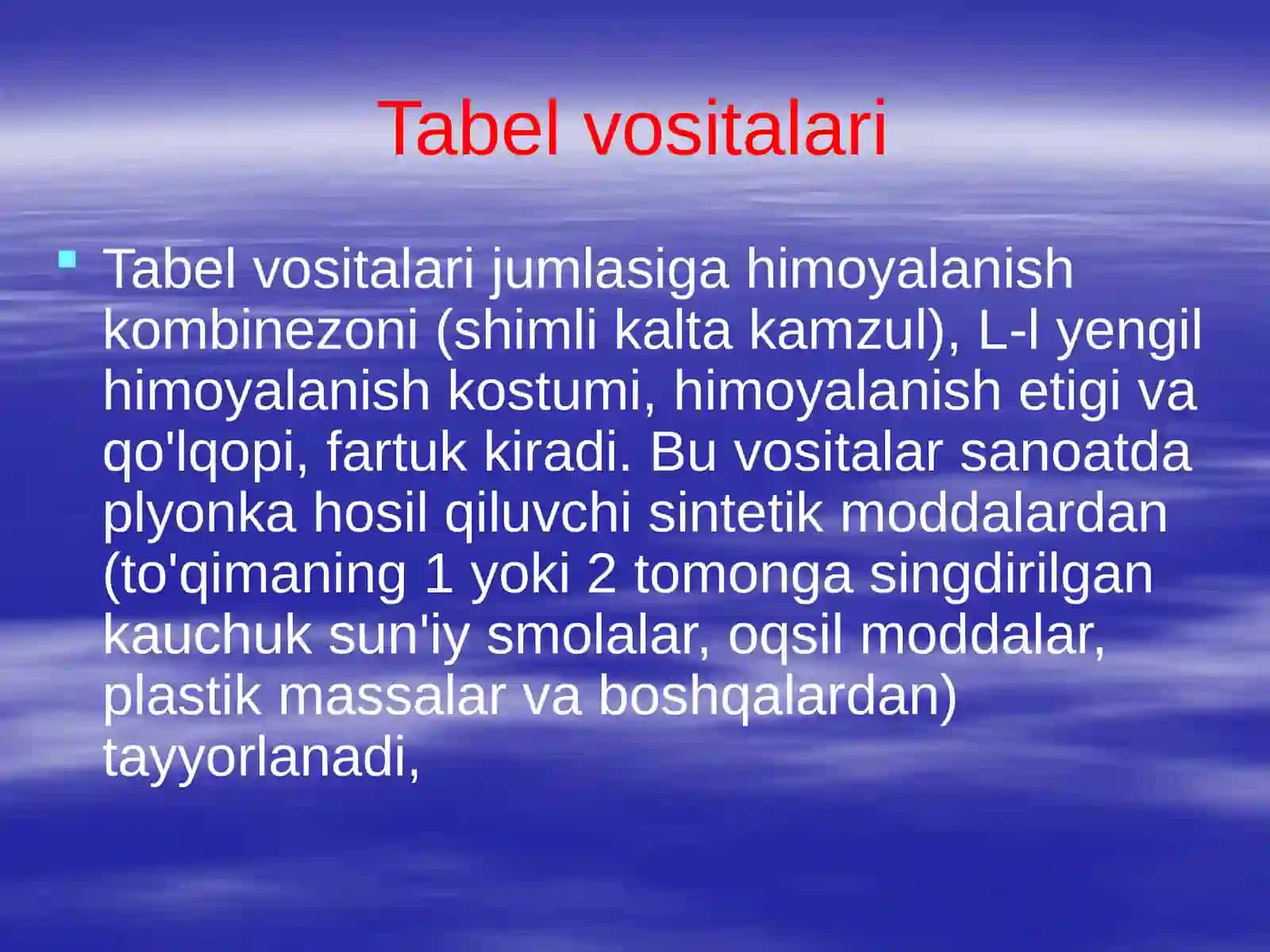 Terini himoya qilish vositalari 3