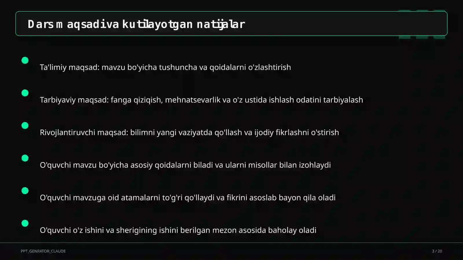 Pazandachilik asoslari: sog'lom nonushta (5-sinf) 3
