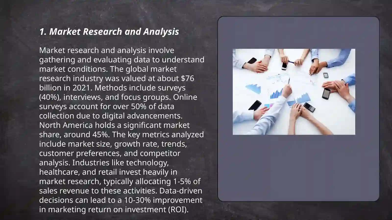 Market Research and Analysis 3