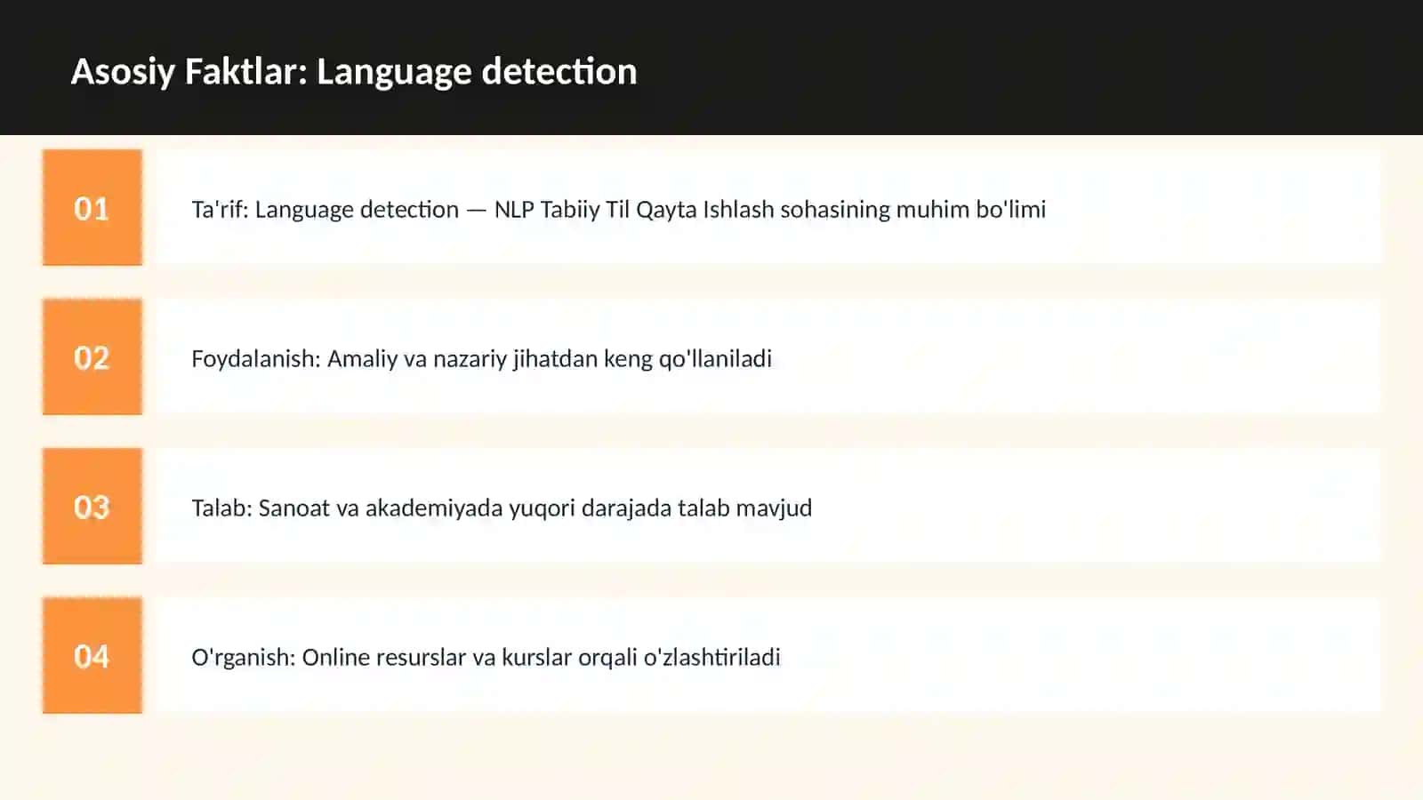 Language detection 3