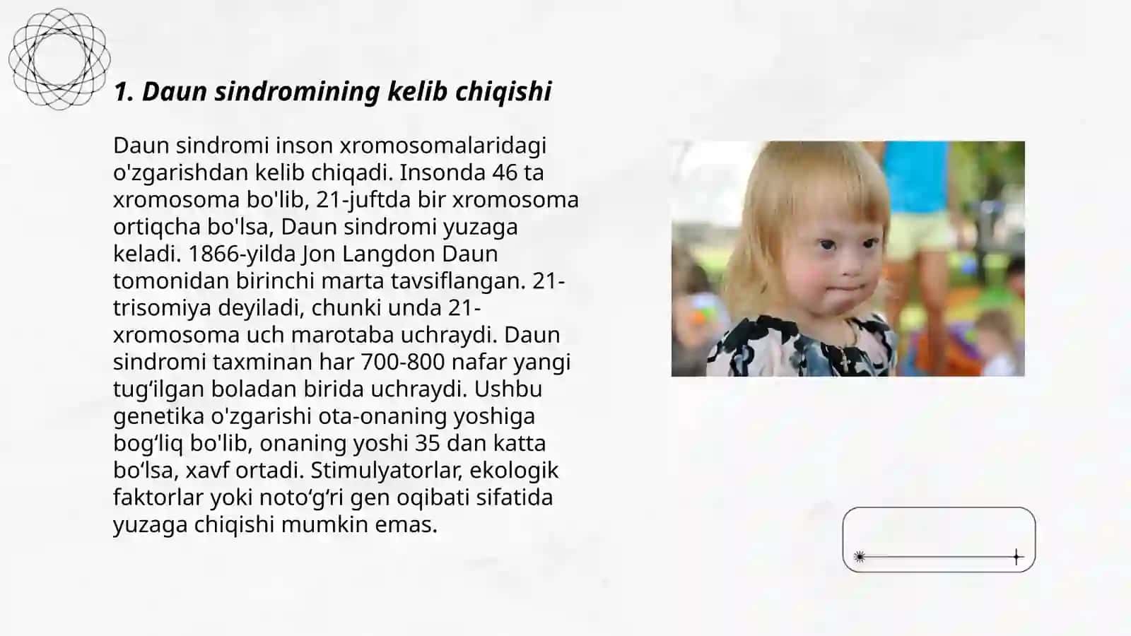 Daun sindromi 3