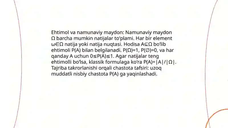 Ehtimollar nazaryasi elementlari. Kambinatoriya elementlari 3