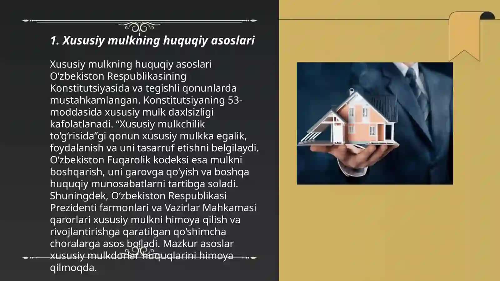 Xususiy mulk huquqi 3