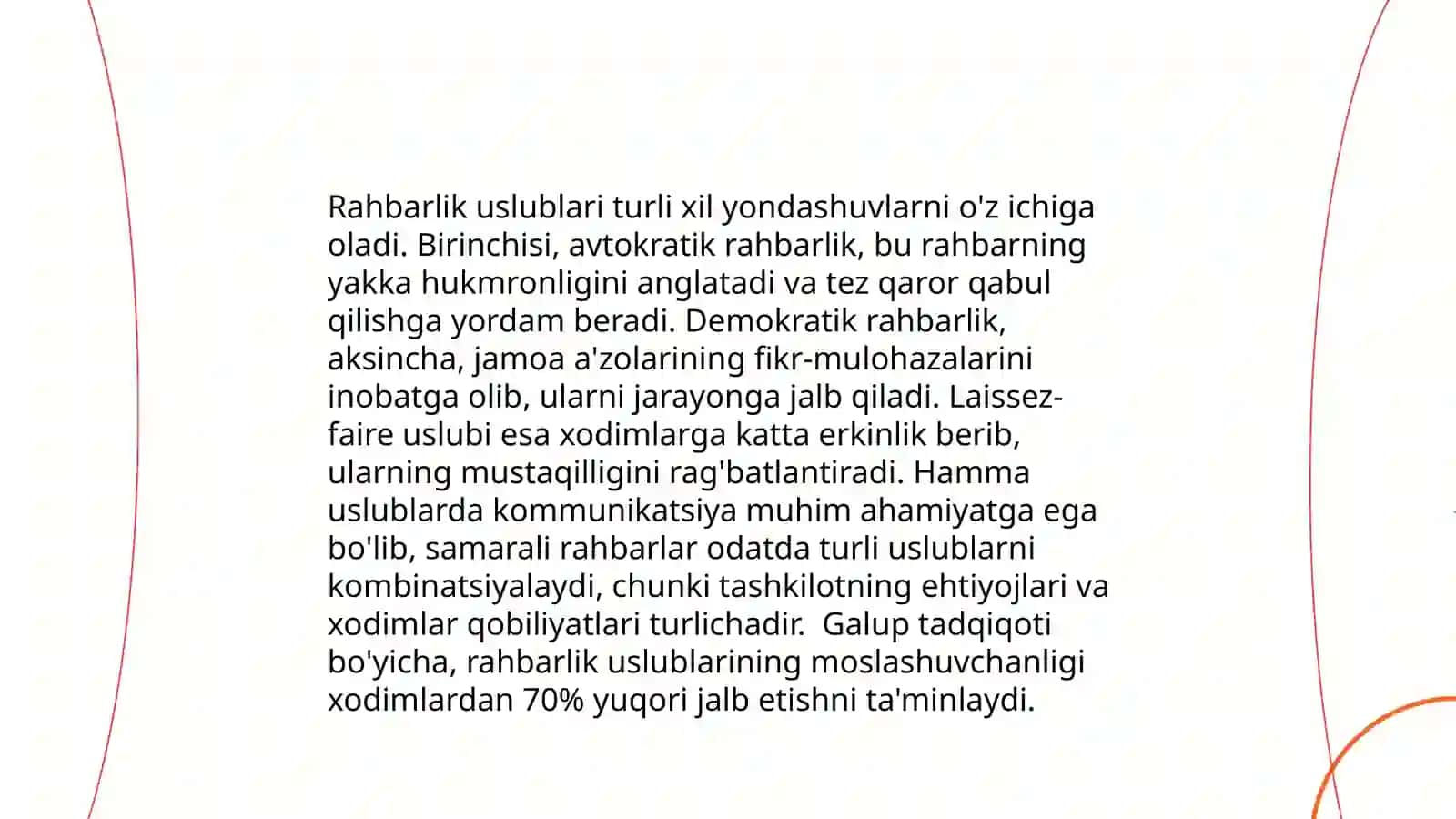 Rahbarlik uslublari 3