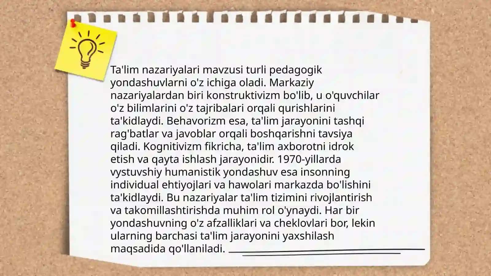 Ta'lim nazariyalari 3