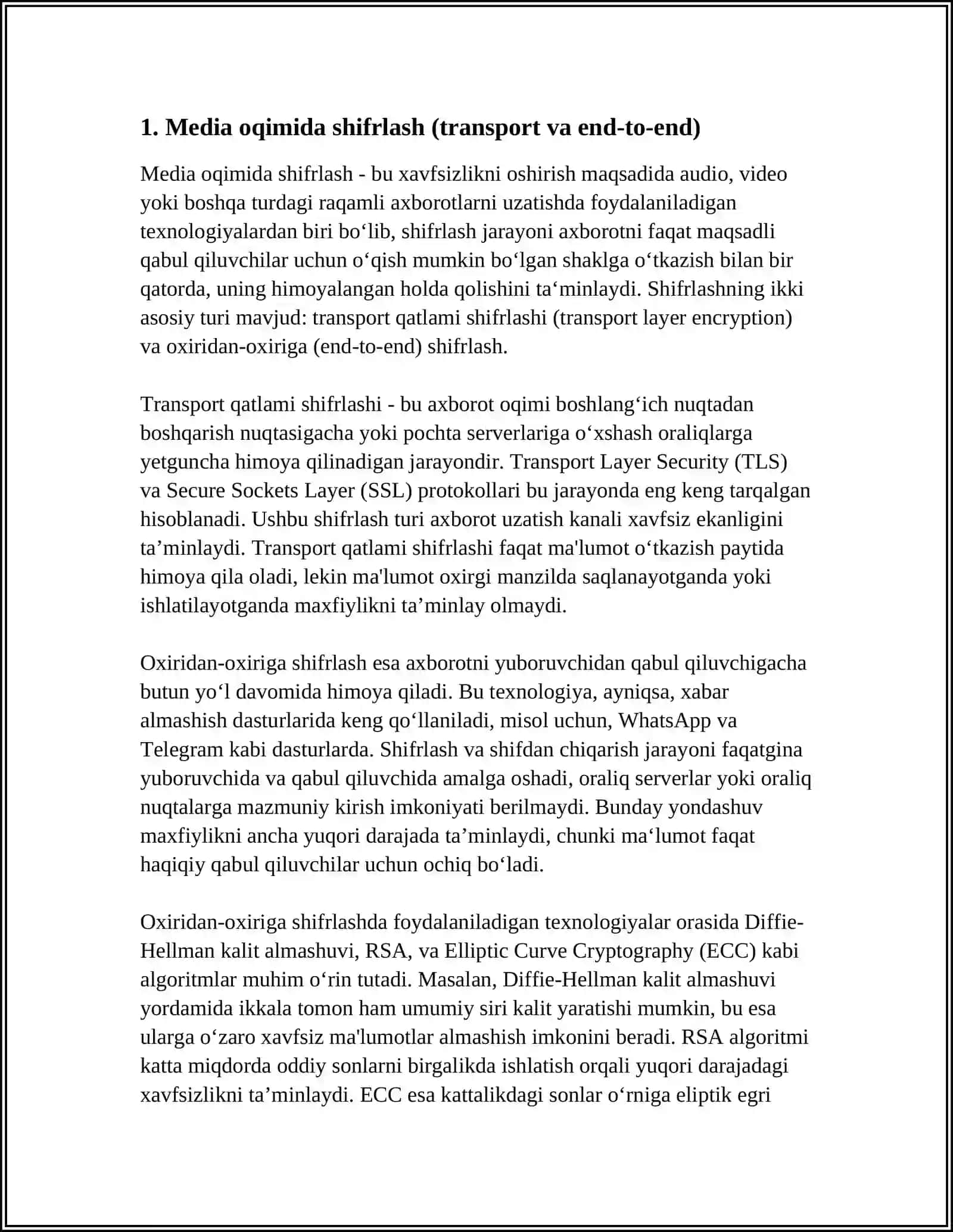 XAVFSIZ MEDIA OQIMI 3