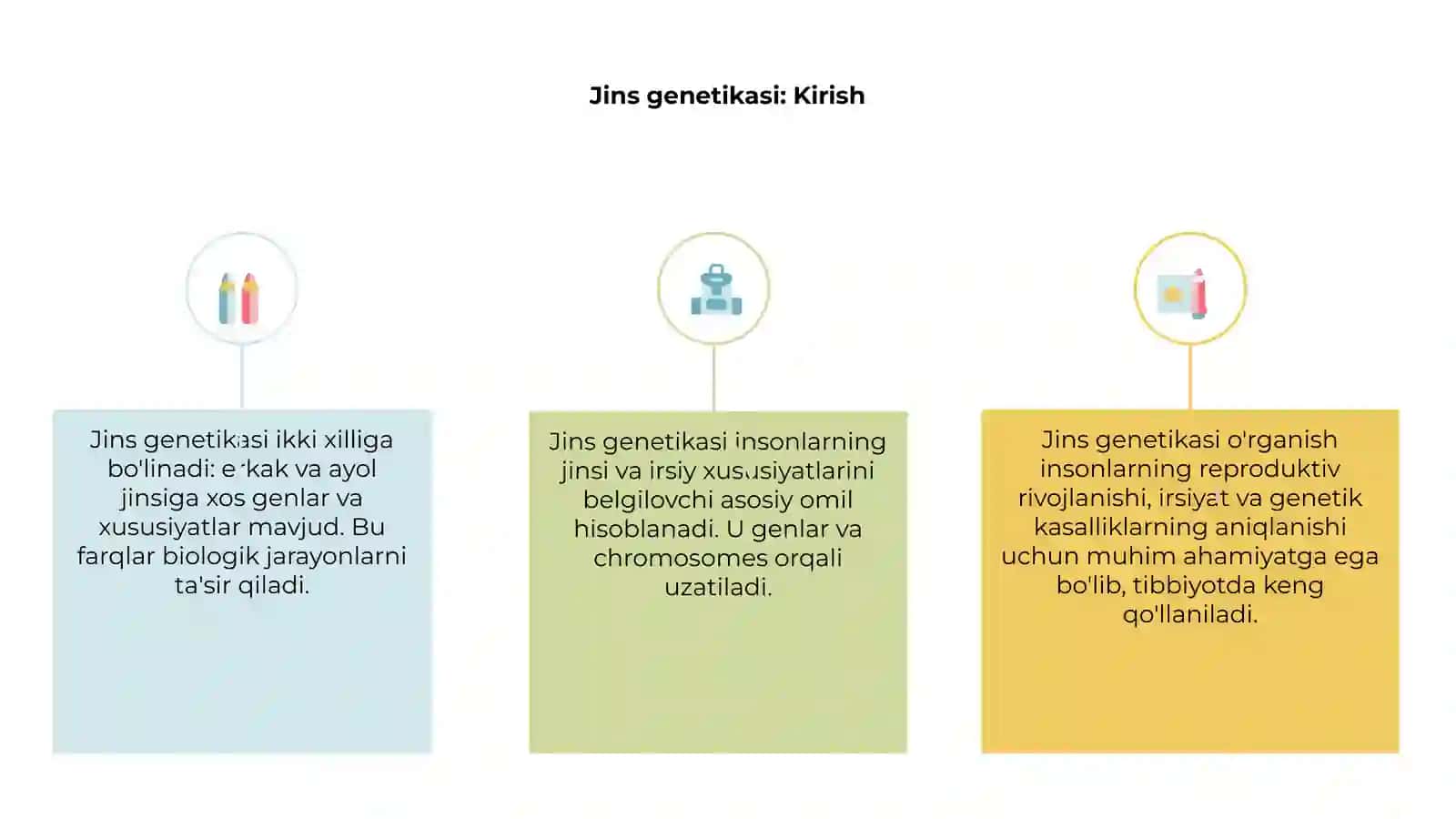 Jins genetikasi 3