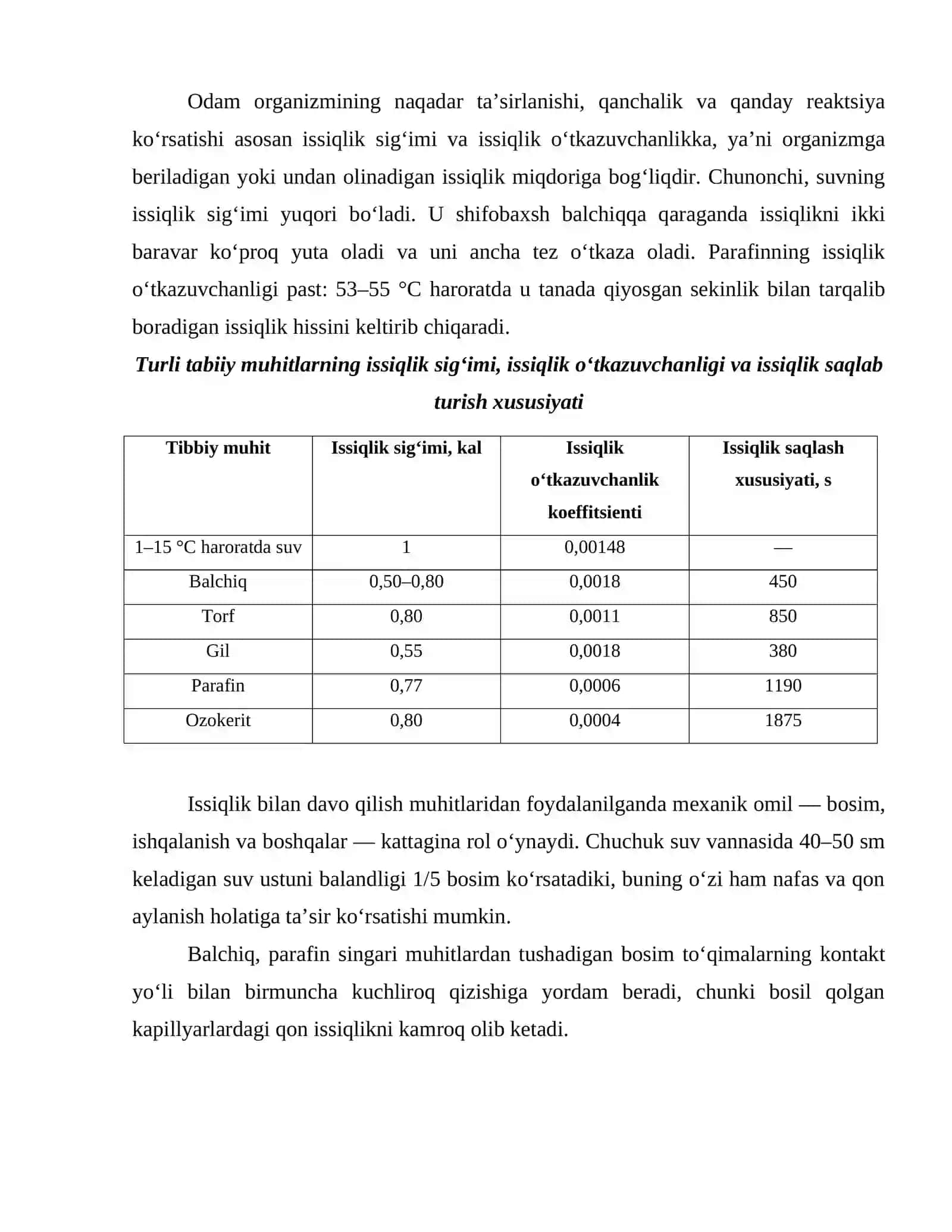 Suv va issiqlik bilan davolash 3