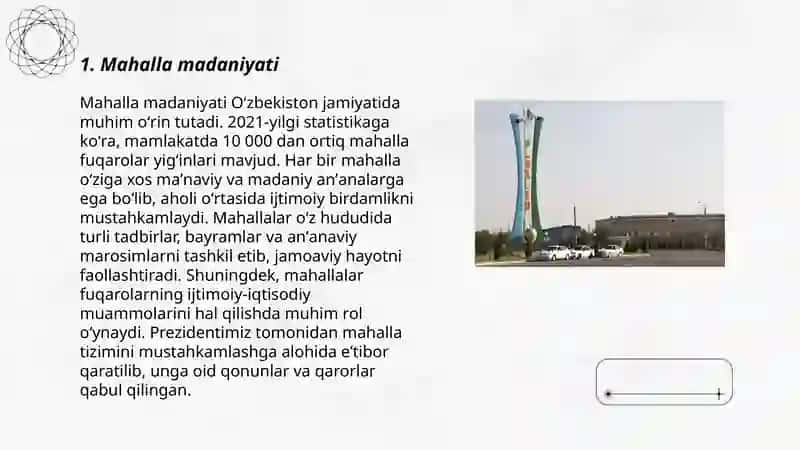 Mahalla madaniyati 3