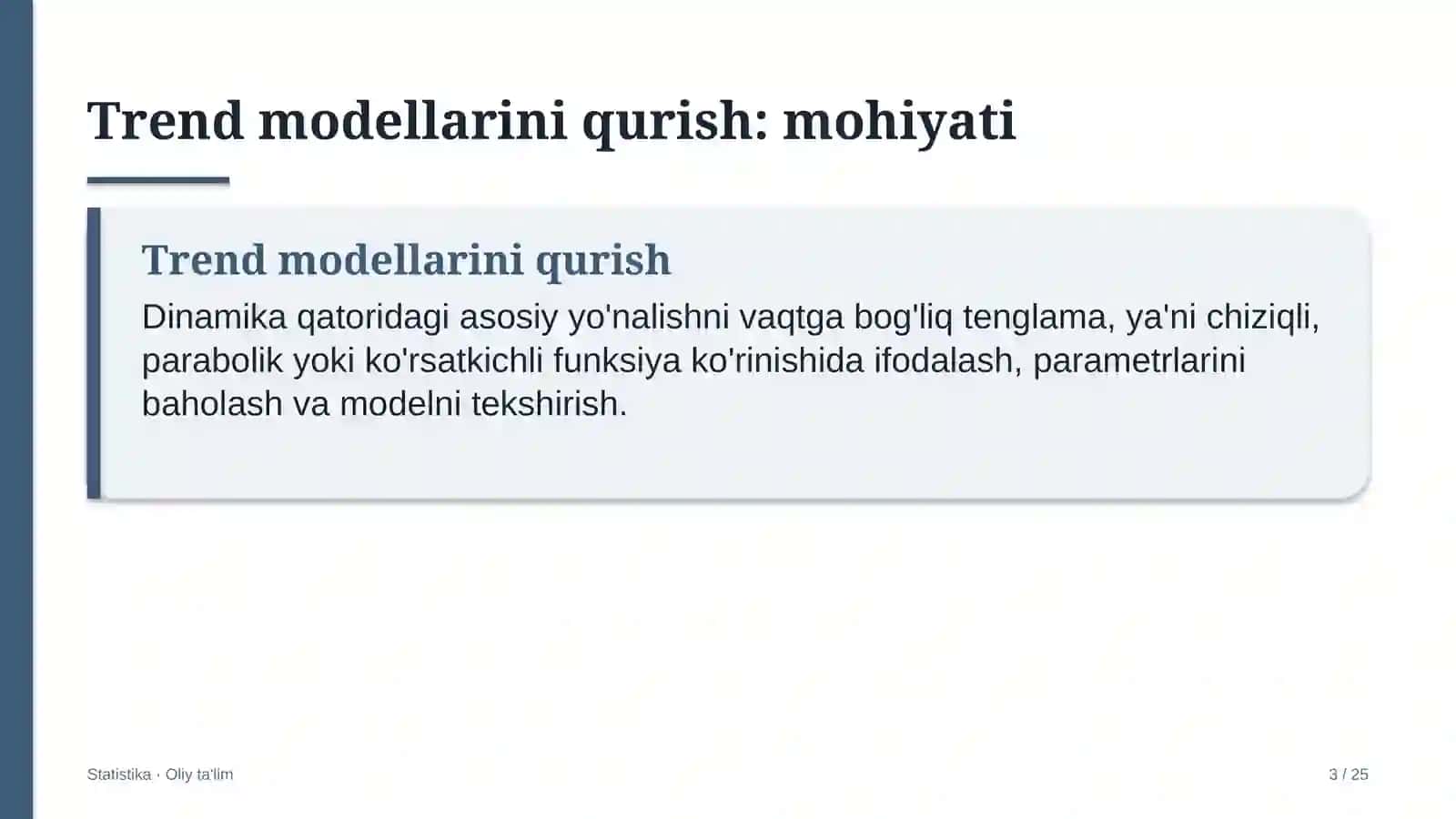 Buyumlar interneti sohasida trend modellarini qurish 3