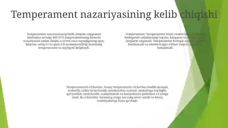 Temperament 3
