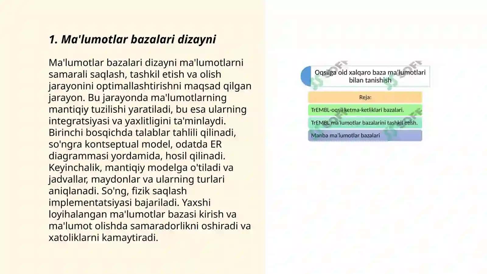 Ma'lumotlar bazalari va katta hajmdagi ma'lumotlar bilan ishlash texnologiyasi 3