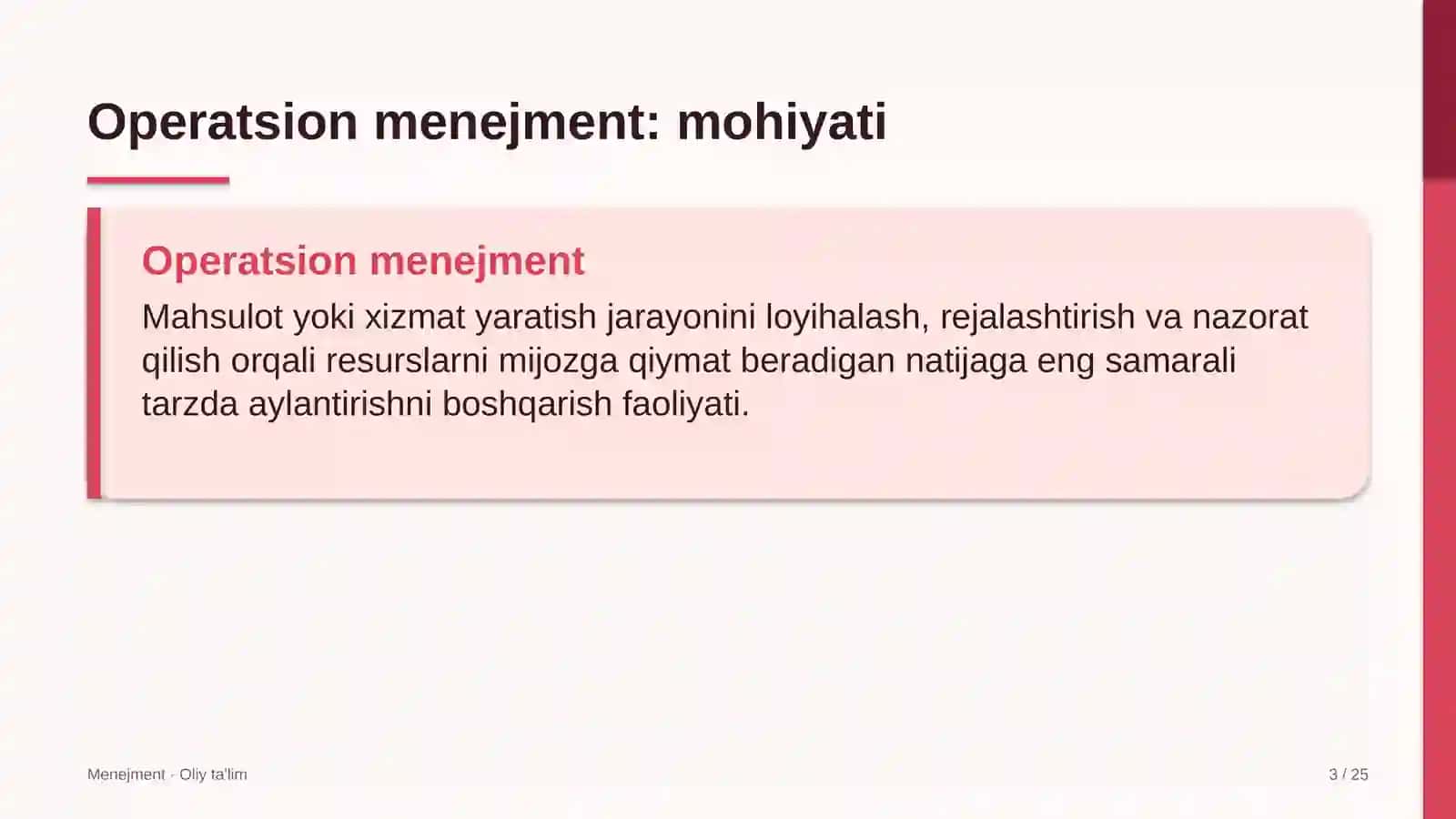 Tashqi reklama sohasida operatsion menejment 3