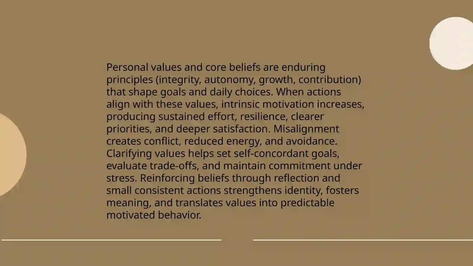 Personal Values and Core Beliefs 3